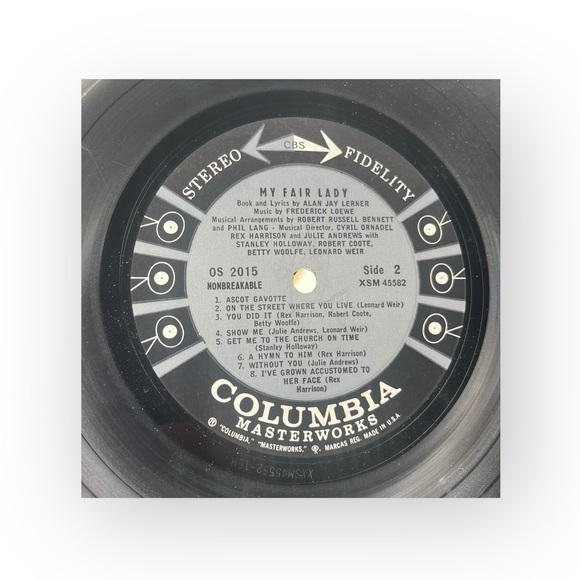 Vintage Vinyl: My Fair Lady Soundtrack 𖦹 Julie Andrews 𖦹 Columbia Records 𖦹 1959 - Picture 8 of 13